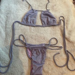Montce Brazil clip bikini and Brazil bottom